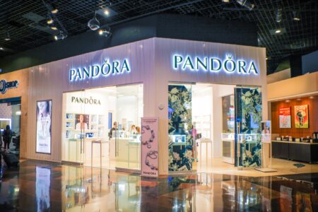 Pandora store in mall